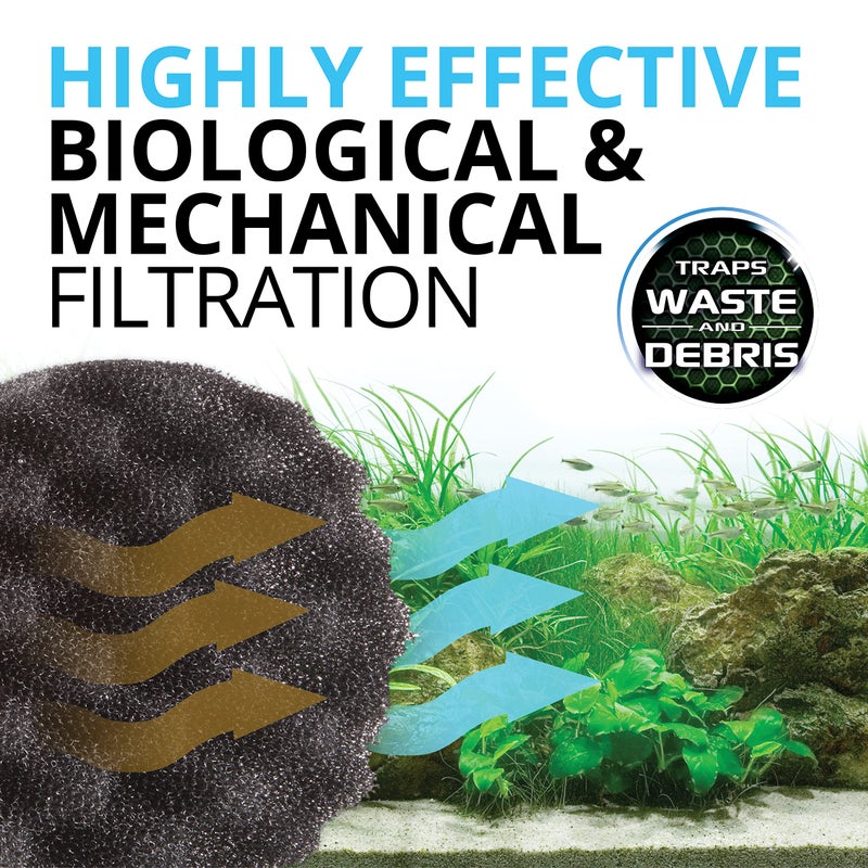 Fluval FX4/FX5/FX6 Bio-Foam, Replacement Aquarium Filter Media, 2-Pack, A239 - Image 4