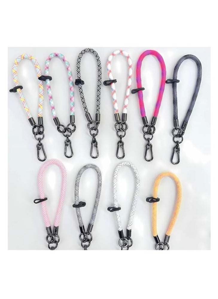 Generic Premium Wrist Strap Cell Phone Lanyard anti theft, Soft Nylon Thick Rope, Phone Hand Strap With Phone Patch Compatible with Phone, Airpods, Purse, Keychain and More 20 Cm  - Image 2