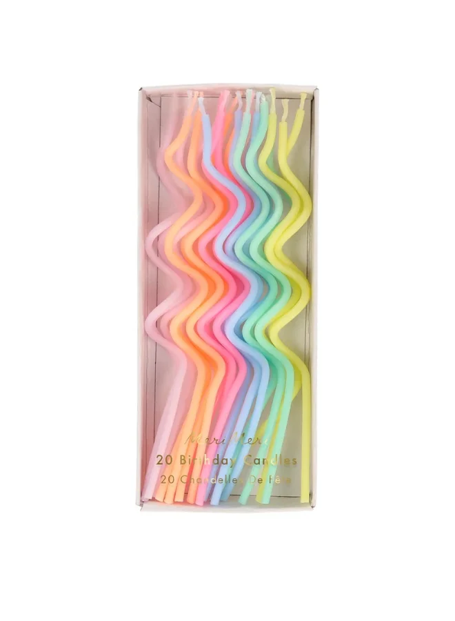 Meri Meri Pastel Swirly Candles