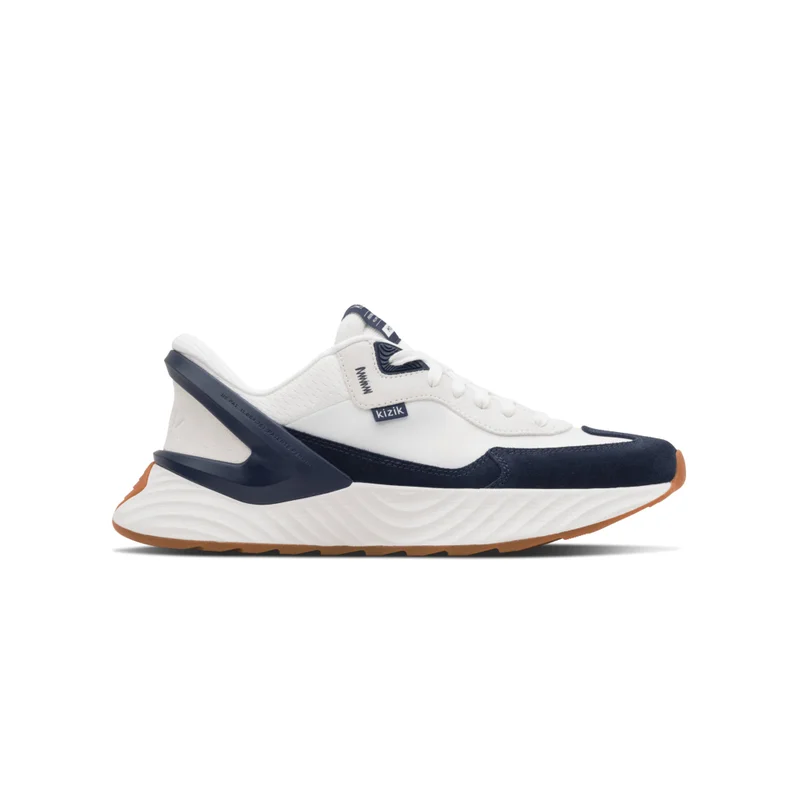 Kizik Men's Monaco - White/Naval Academy