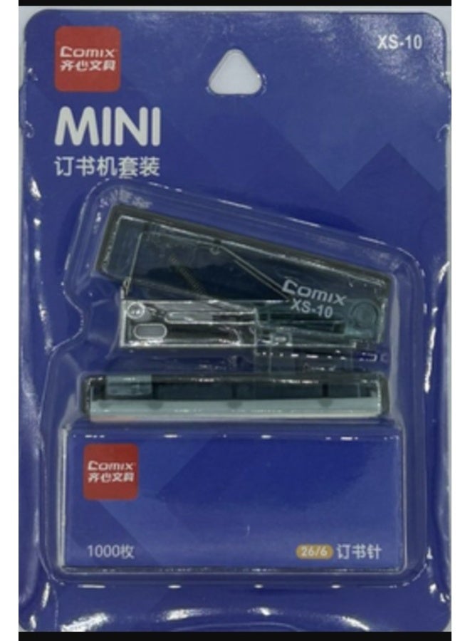 كوميكس - طقم دباسة ودبابيس  - لون أزرق - Image 1