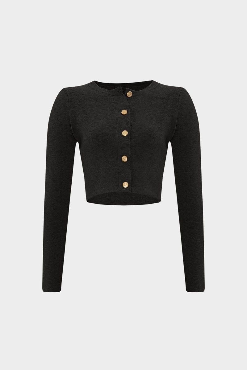 Açelya Okcu AÇELYAOKCU Premium Slim Fit Short Cardigan Bell Skirt Bottom Top Women's Knitwear Set  - Image 2