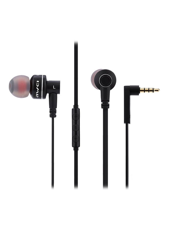 NIBEMINENT In-Ear Earphones With Microphone Black - Image 1