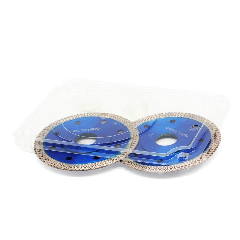 DAPRO Super Thin Diamond Tile Blade Porcelain Saw Blade for Cutting Porcelain Tile Granite Marbles (4"-2pc/Box) - Image 3