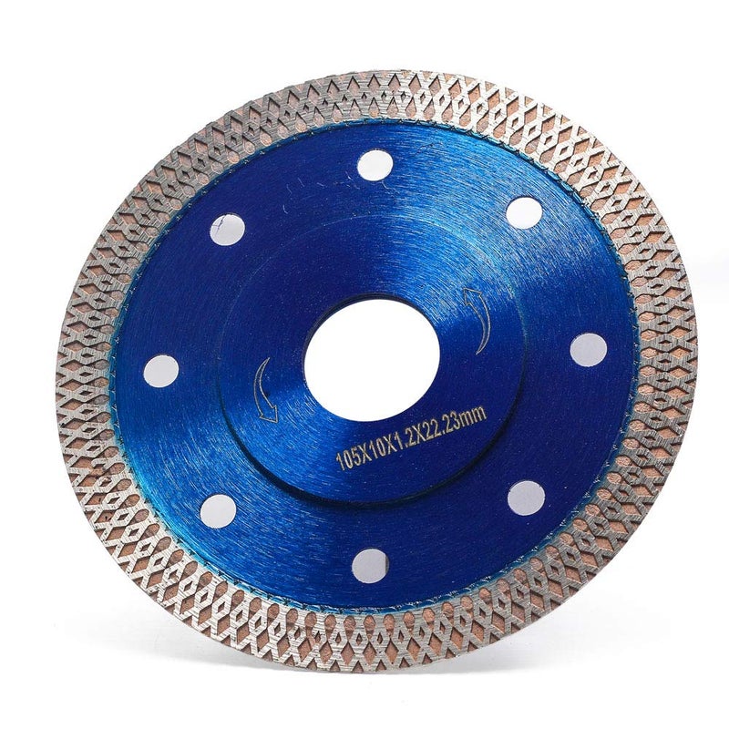 DAPRO Super Thin Diamond Tile Blade Porcelain Saw Blade for Cutting Porcelain Tile Granite Marbles (4"-2pc/Box) - Image 1