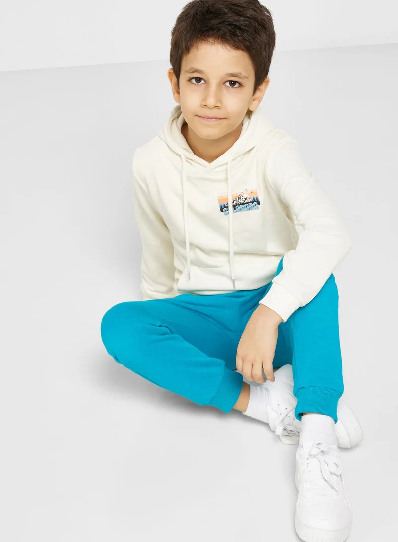 Pinata Front & Back Printed Hoodie For Boys