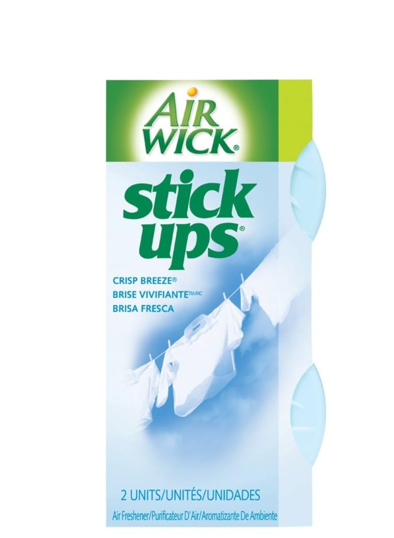 Air Wick Stick Ups, Crisp Breeze, 2-Count (Pack of 12)