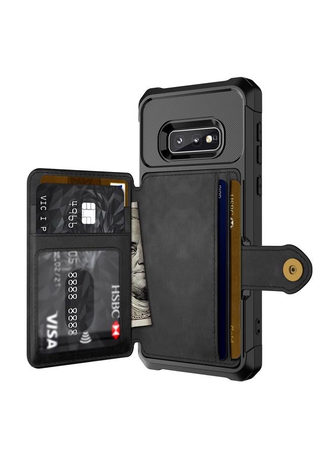 اس-توب جراب لهاتف Samsung Galaxy S10e مع محفظة مغناطيسية وحقيبة بطاقات وحافظة جلدية للهاتف - Image 2