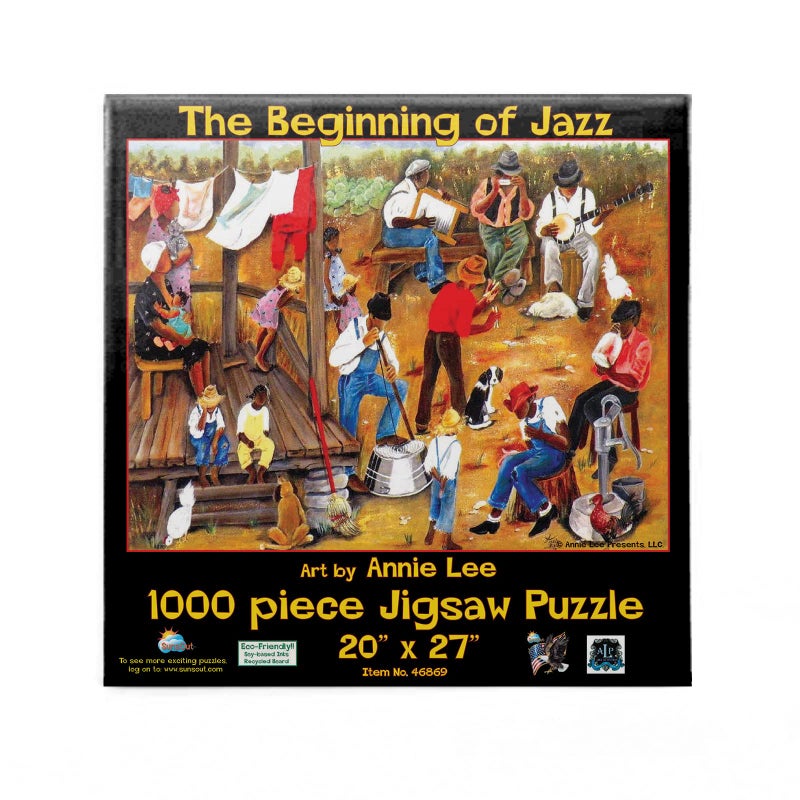 SUNSOUT INC  The Beginning of Jazz  1000 pc Jigsaw Puzzle by Artist Annie Lee  Finished Size 20 x 27  MPN 46846 - Image 2