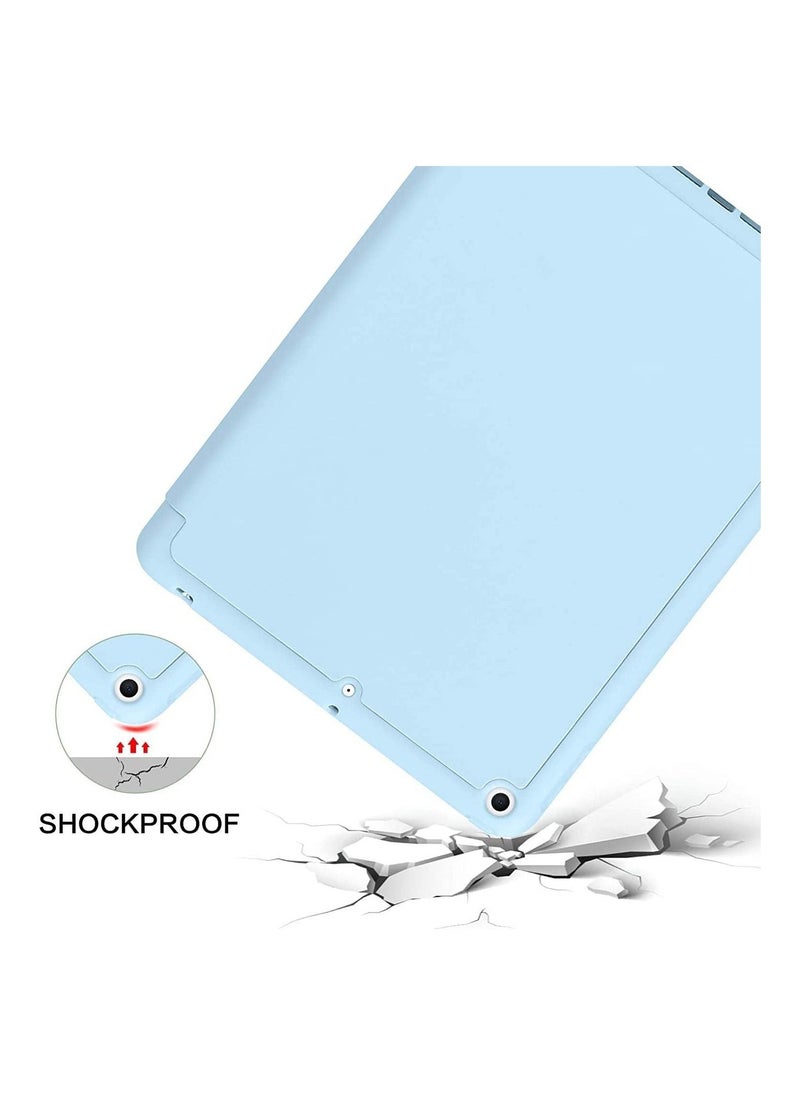 iPad 6th Generation Case, iPad 5th Generation Case with Pencil Holder, Premium Folio Folding Stand Smart Auto Wake/Sleep Case Cover for Apple iPad 9.7 Inch 2018/2017 - Image 2