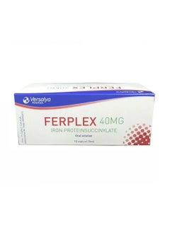 Ferplex 40 mg iron Oral Solution 15 mL Vial 10's