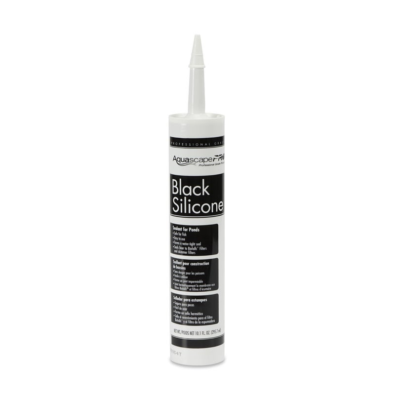 Aquascape Black Silicone Sealant â€“ Safe for Fish, Waterproof, Flexible, and Durable Adhesive for Ponds, Water Features, and Aquariums, 10.1 oz, 29186 - Image 1