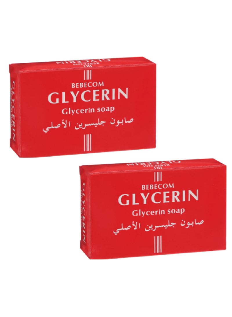 بيبكوم مجموعة من قطعتين صابون جلسرين الأصلي 125 جرام - Image 1