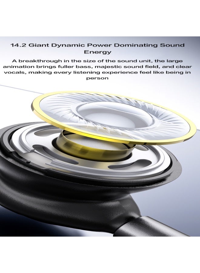 Concretization Type C Headphones / USB C Headphones for Samsung Galaxy S25 S24 S23 Ultra S22 S21 FE S20 A54 A53 Or iphone17/16/15 , USB C Earphones with Mic Volume Control Wired Earbuds WXR White - Image 3