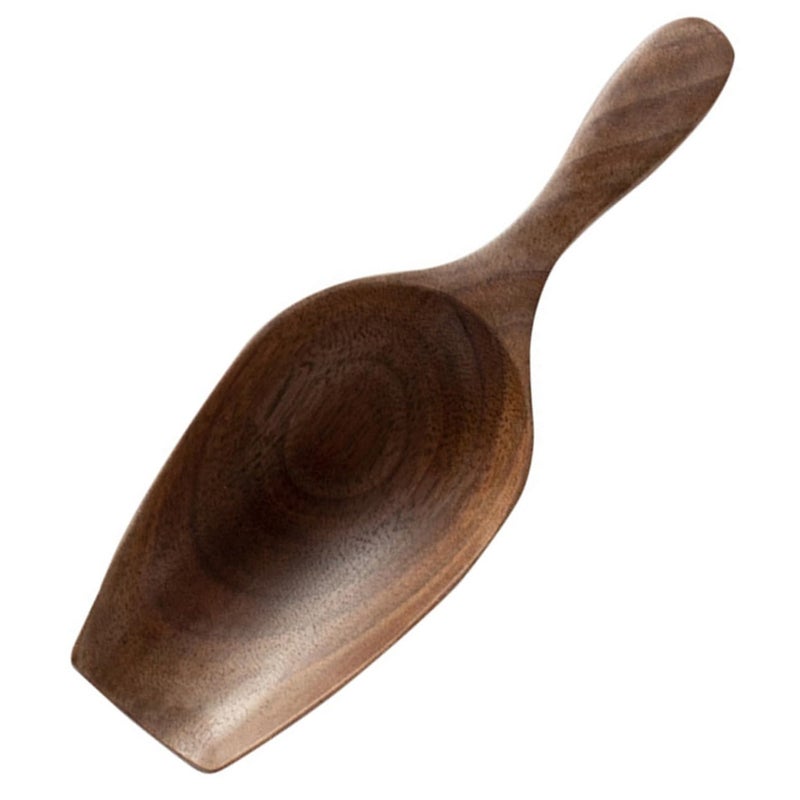 Black Walnut Wooden Coffee Scoop For Tea Grains And Powder Easy Clean Kitchen Gadget - Image 2