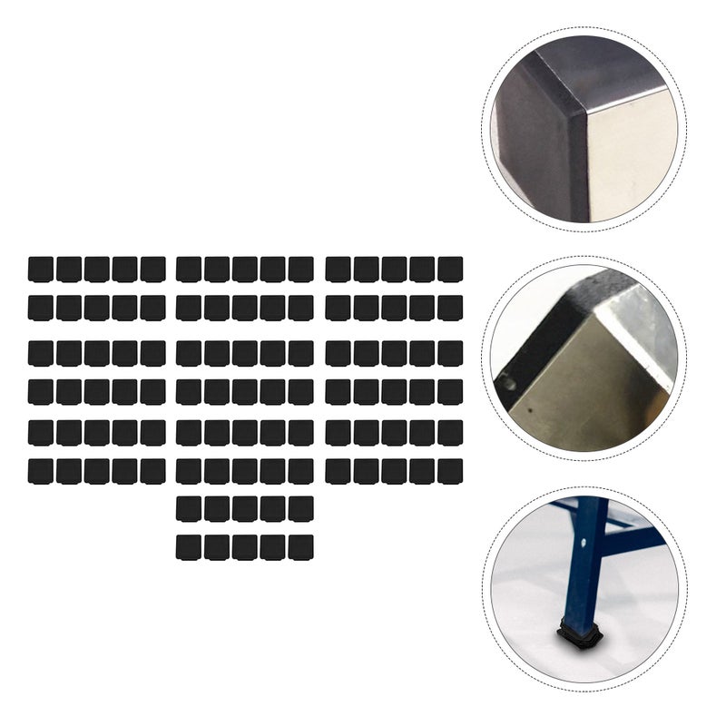 200 pcs Cover Furniture Leg Plug End Caps Tube Bung - Image 5