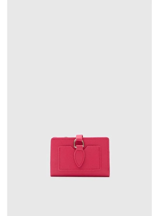 Kiki Snap-Closure Women's Wallet in Fuchsia