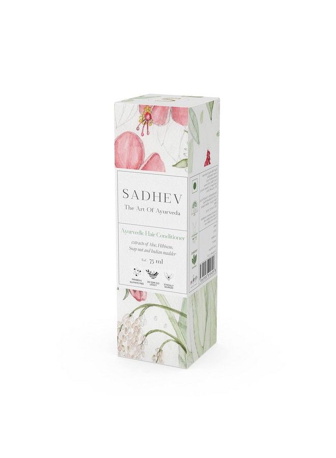 SADHEV Ayurvedic Conditioner Aloe & Hibiscus 75Ml - Image 5