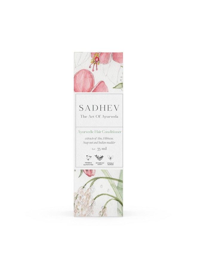 SADHEV Ayurvedic Conditioner Aloe & Hibiscus 75Ml - Image 3
