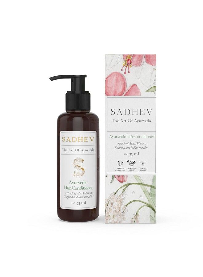 SADHEV Ayurvedic Conditioner Aloe & Hibiscus 75Ml - Image 2