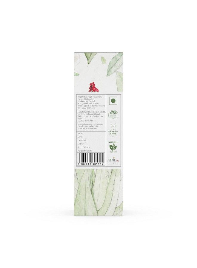 SADHEV Ayurvedic Conditioner Aloe & Hibiscus 75Ml - Image 4