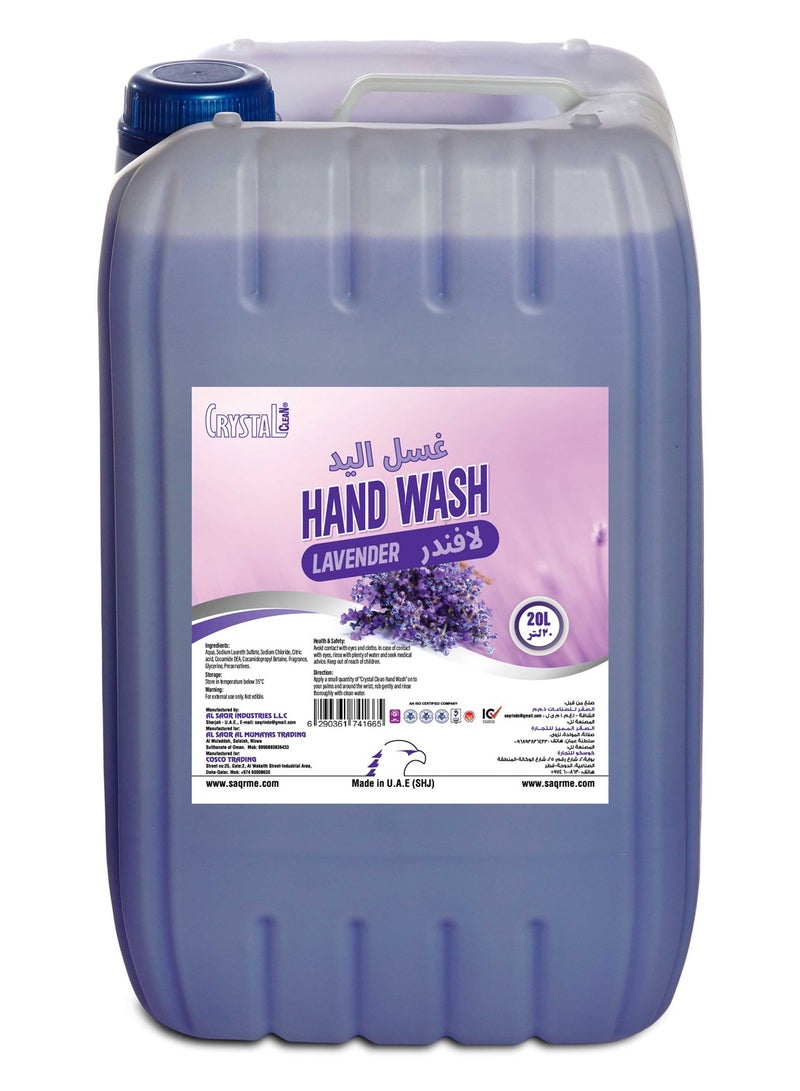 CRYSTAL Crystal Clean Lavender Hand Wash 20 Litres  - Image 1