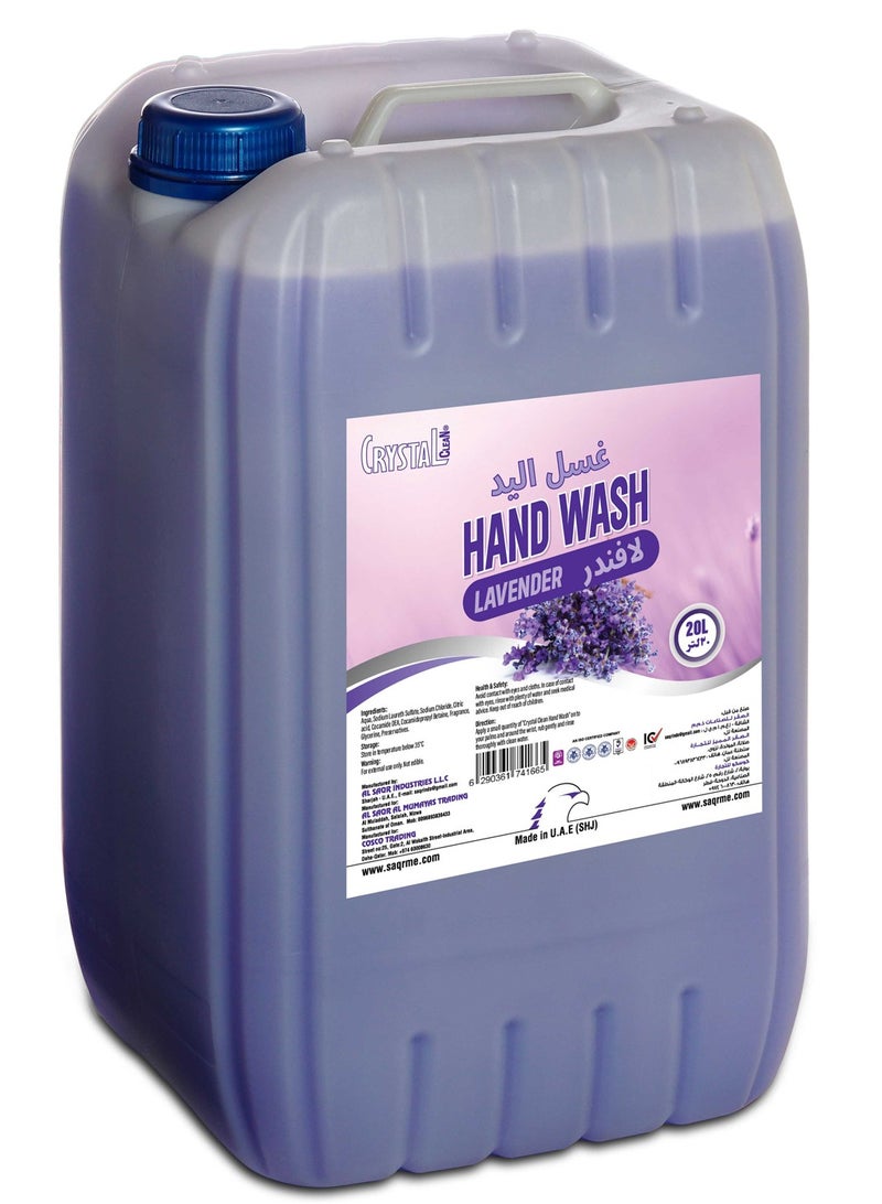 CRYSTAL Crystal Clean Lavender Hand Wash 20 Litres  - Image 2