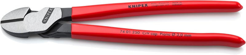 KNIPEX 74 01 250 High Leverage Diagonal Cutter - 250 mm - Image 1