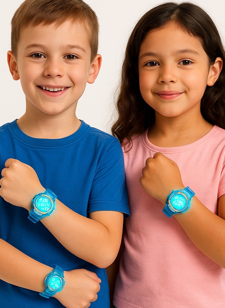 Elanova Kids' watch with beautiful lighting and vibrant colors, adding fun while making time easy to read in the dark. - Image 2