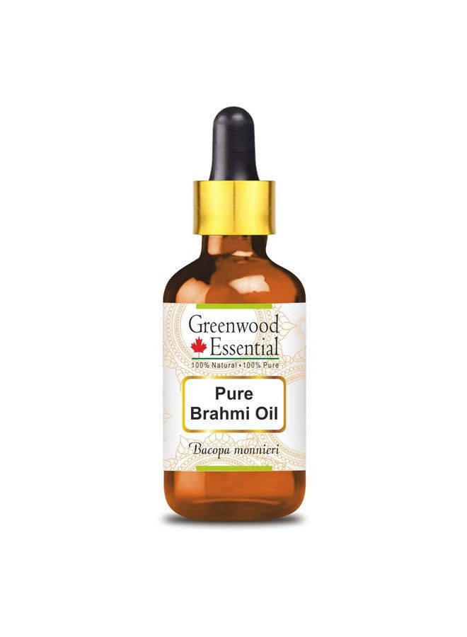 Greenwood Essential Pure Brahmi Oil (Bacopa Monnieri) With Glass Dropper Premium Therapeutic Grade For Hair Skin & Aromatherapy 5Ml (0.16 Oz) - Image 2