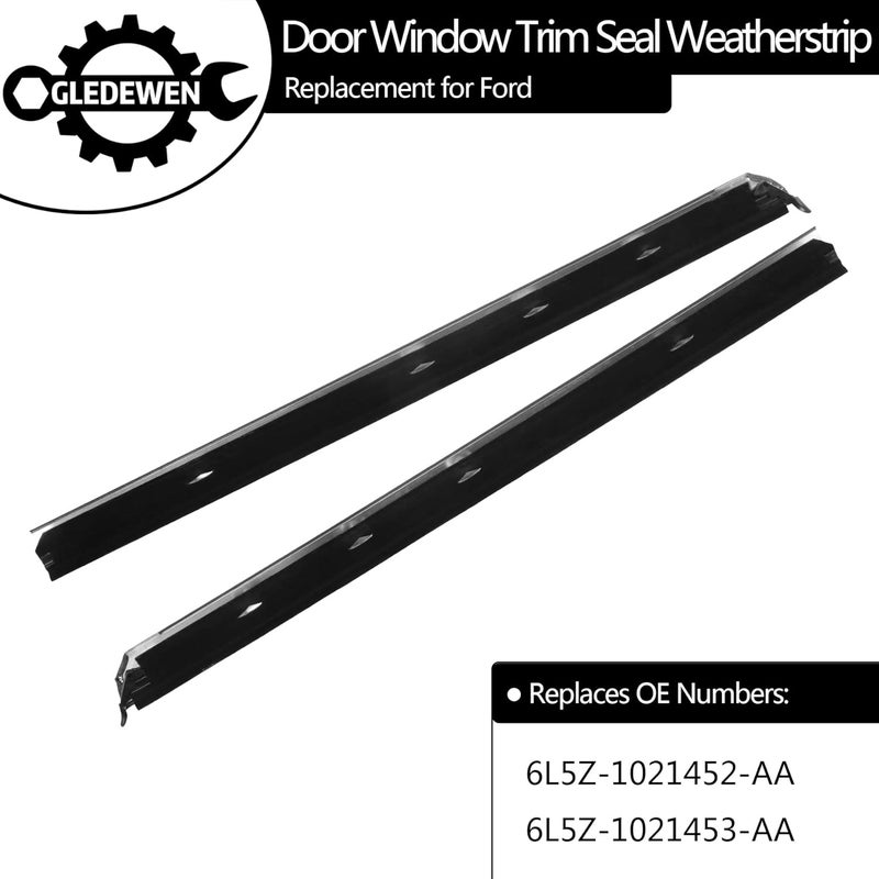 Gledewen Window Trim Seal Weather Strip Belt Set for 1999-2011 Ford Ranger - Image 4