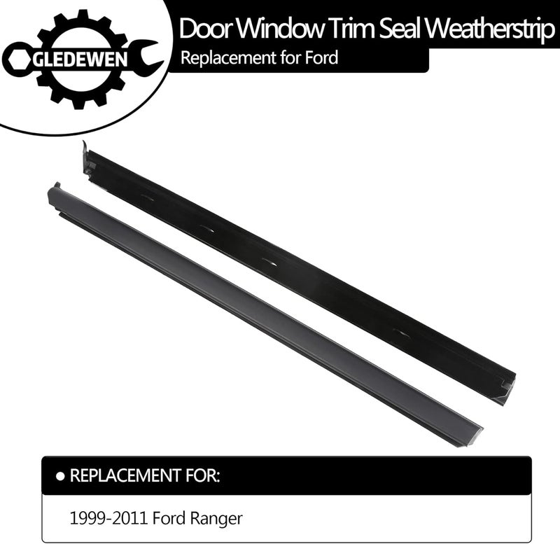 Gledewen Window Trim Seal Weather Strip Belt Set for 1999-2011 Ford Ranger - Image 3