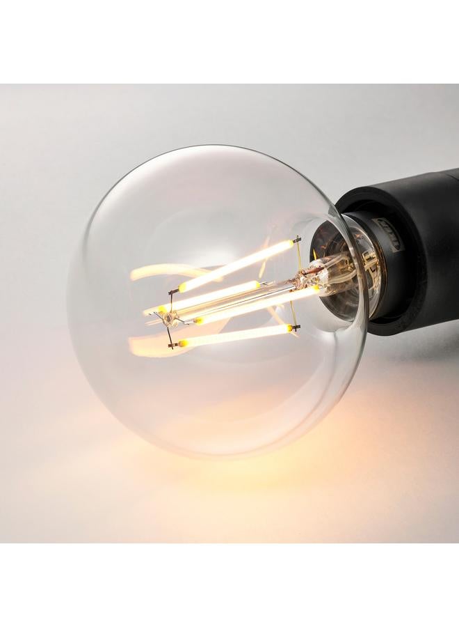 زبون لمبة LED E27 470 لومن، ذكية لاسلكية قابلة للتعتيم/كرة بيضاء دافئة - Image 2