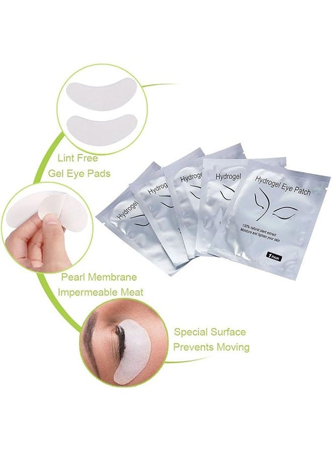 هالونهي 50 حزمة هلام وسادة في متناول اليد ، رمش التمديد هلام التصحيح كيت - Image 3