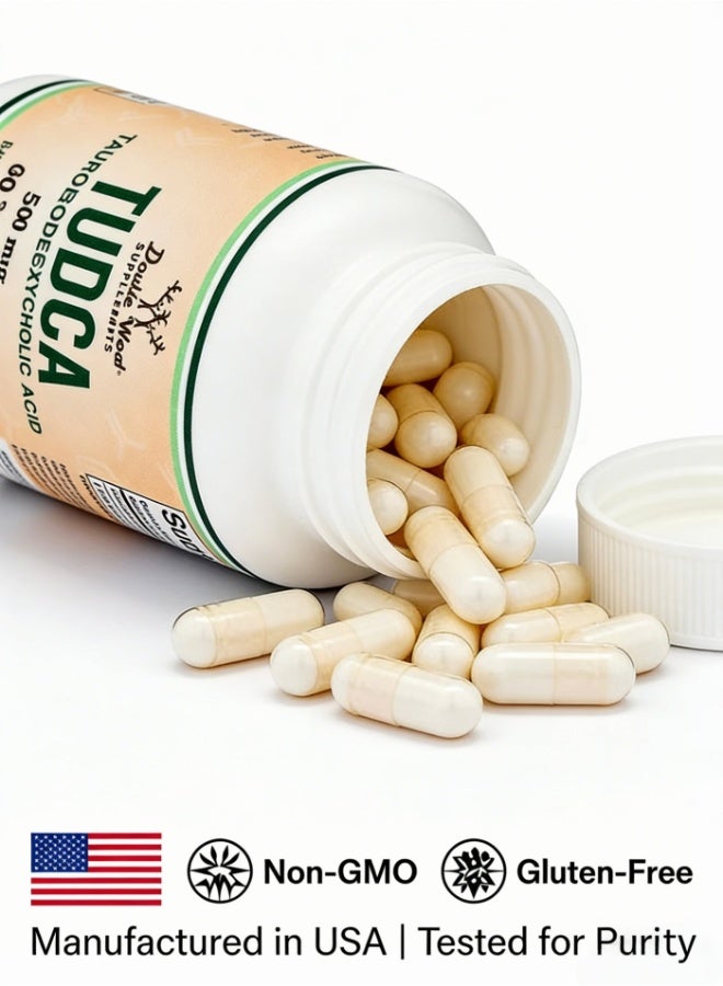 Tudca Tauroursodeoxycholic Acid, 500 mg - 60 Capsules - Image 3