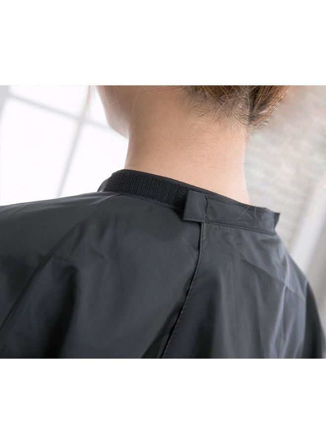 Perfehair Salon Client Hair Cutting Cape Gown, Professional Barber Haircut Cape with Sleeves - Image 4