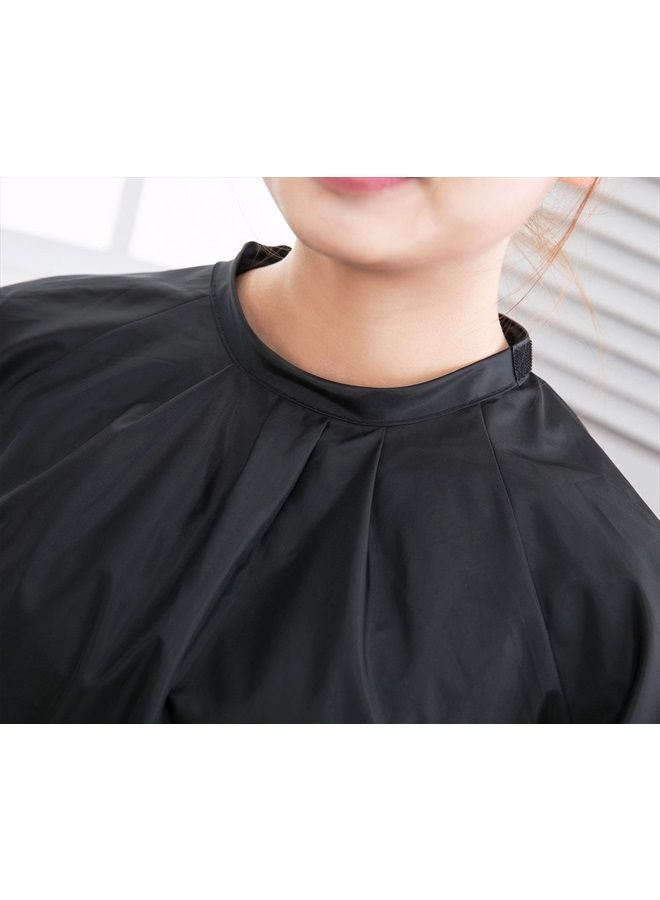 Perfehair Salon Client Hair Cutting Cape Gown, Professional Barber Haircut Cape with Sleeves - Image 3