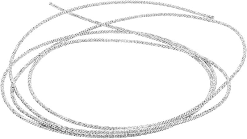 Silver Flexible 1m Stereo Speaker Wire Cable High Fidelity Sound for Car Home RV Audio - Image 2