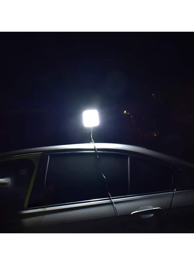 إيفا مصباح تخييم كبير بإضاءة LED بزاوية 360 درجة وجهاز تحكم عن بعد ، فائق الإضائة مع مقعد مغناطيسي ، يعمل على بطارية السيارة وفتحة الولاعة للسيارة، مناسب جدا للتخييم والبر ، وحالات الطوارىء - Image 4