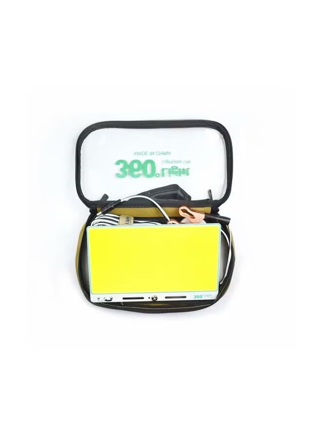 إيفا مصباح تخييم كبير بإضاءة LED بزاوية 360 درجة وجهاز تحكم عن بعد ، فائق الإضائة مع مقعد مغناطيسي ، يعمل على بطارية السيارة وفتحة الولاعة للسيارة، مناسب جدا للتخييم والبر ، وحالات الطوارىء - Image 5