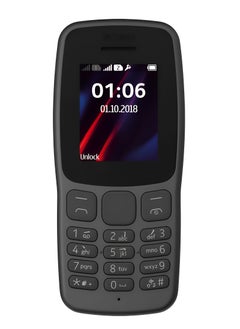 Mobile Bitz 106 Mobile Phone Dual Sim 2018 LED Torch Light FM Radio Big Button Phone Black With 1.8 inch Display  - Image 1