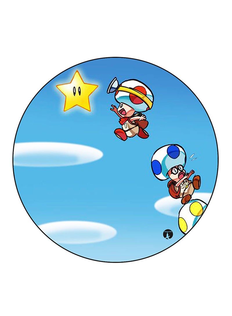 RKN Video Game Super Mario Printed Mouse Pad  Multicolour