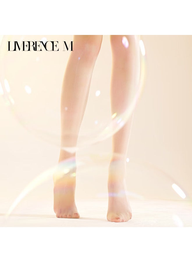 Limerence M [vanilla Jelly] Ultra-thin Seamless Silky Smooth Shiny Aurora Pantyhose, Sand Color, 1 Pair, Size L - Image 3