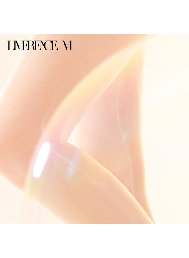 Limerence M [vanilla Jelly] Ultra-thin Seamless Silky Smooth Shiny Aurora Pantyhose, Sand Color, 1 Pair, Size L - Image 4