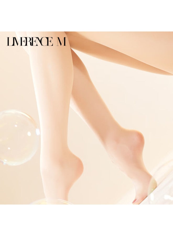 Limerence M [vanilla Jelly] Ultra-thin Seamless Silky Smooth Shiny Aurora Pantyhose, Sand Color, 1 Pair, Size L - Image 2