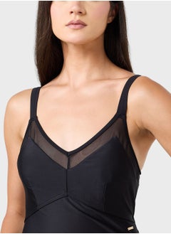speedo Shaping Mesh Detail One Piece  - Image 3