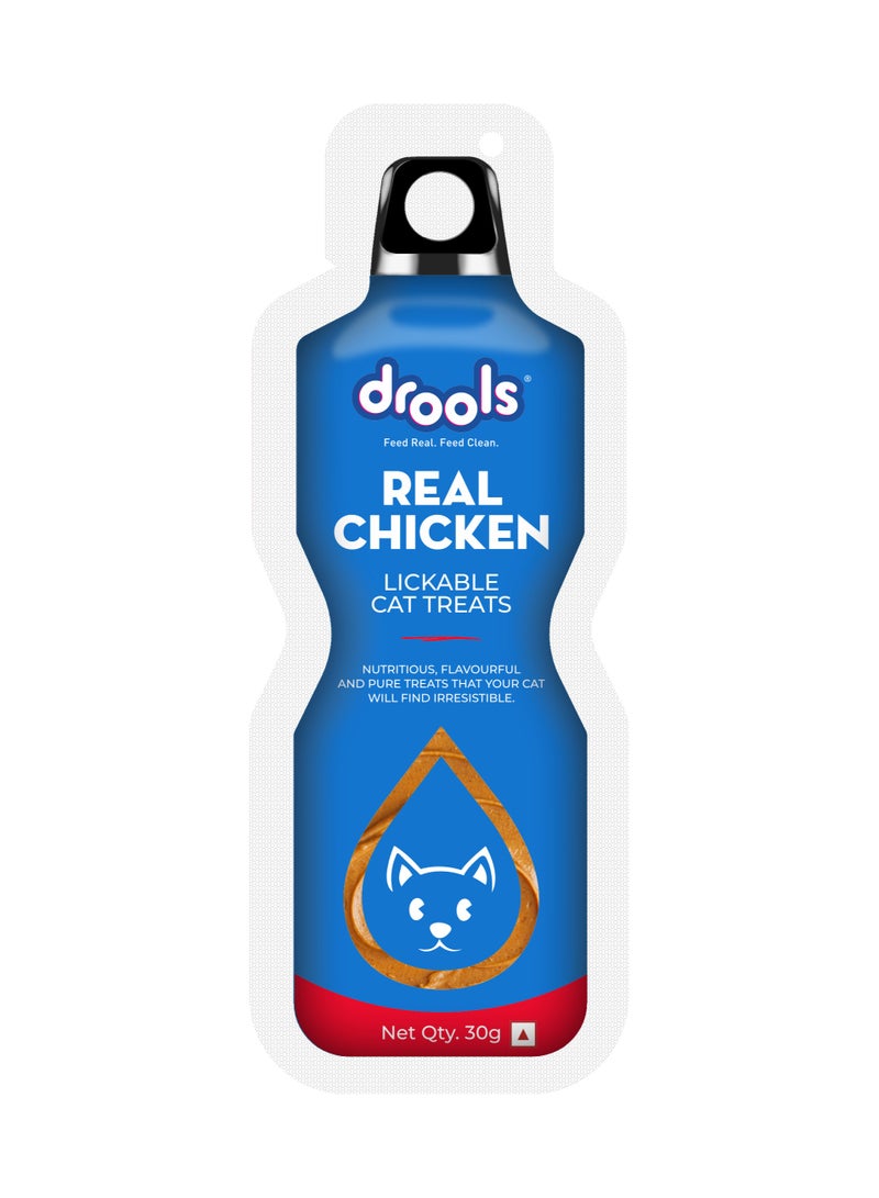 Drools علاج قطط كريمي لذيذ بنكهة الدجاج الحقيقي - Image 3