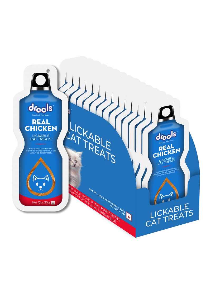 Drools علاج قطط كريمي لذيذ بنكهة الدجاج الحقيقي - Image 2