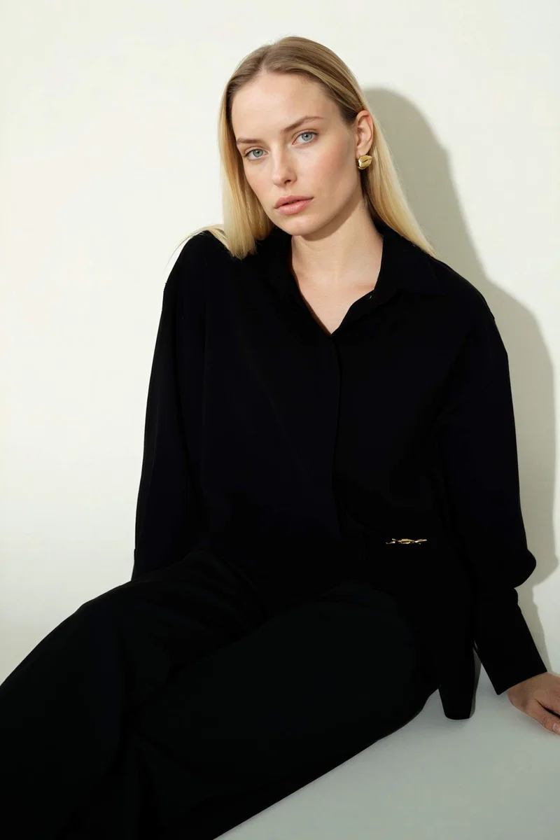 DeFacto Regular Fit Shirt Collar Long Sleeve Shirt