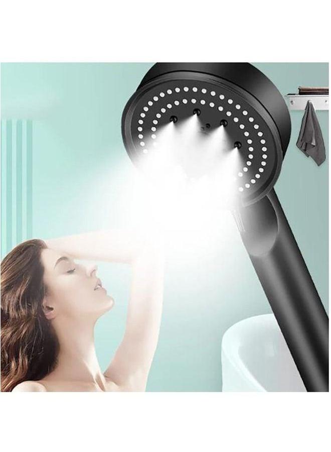 HOMESTAR 5 Mode Pressure Boost Shower Head, Handheld Turbocharged Fan High Water Saving, Adjust the Volume, Easy to Install for Bathroom - Image 1